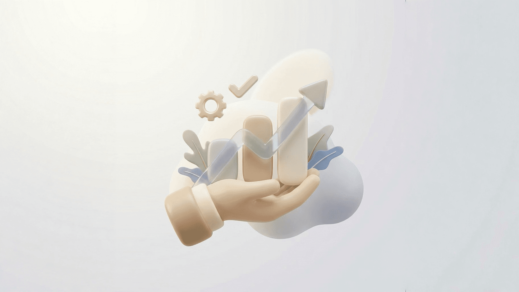 Growth chart with supportive partnership