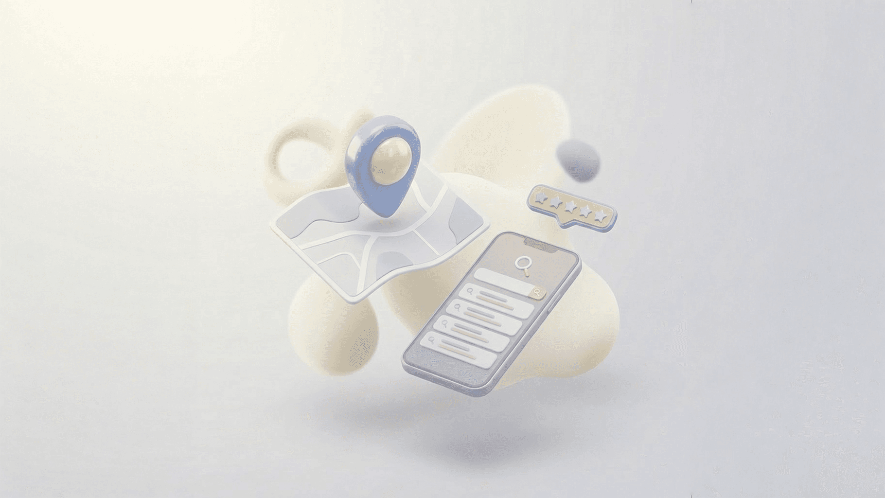 Location pin on map representing local visibility